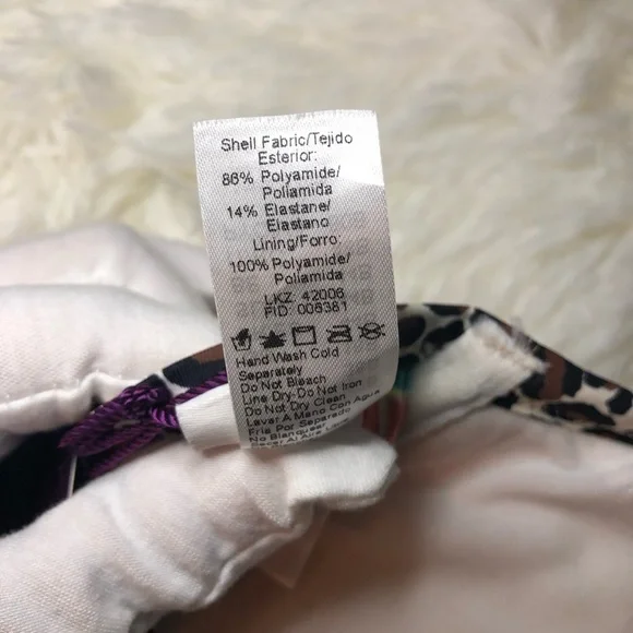 LASCANA Tropical Floral Bikini Top - Picture 10 of 16